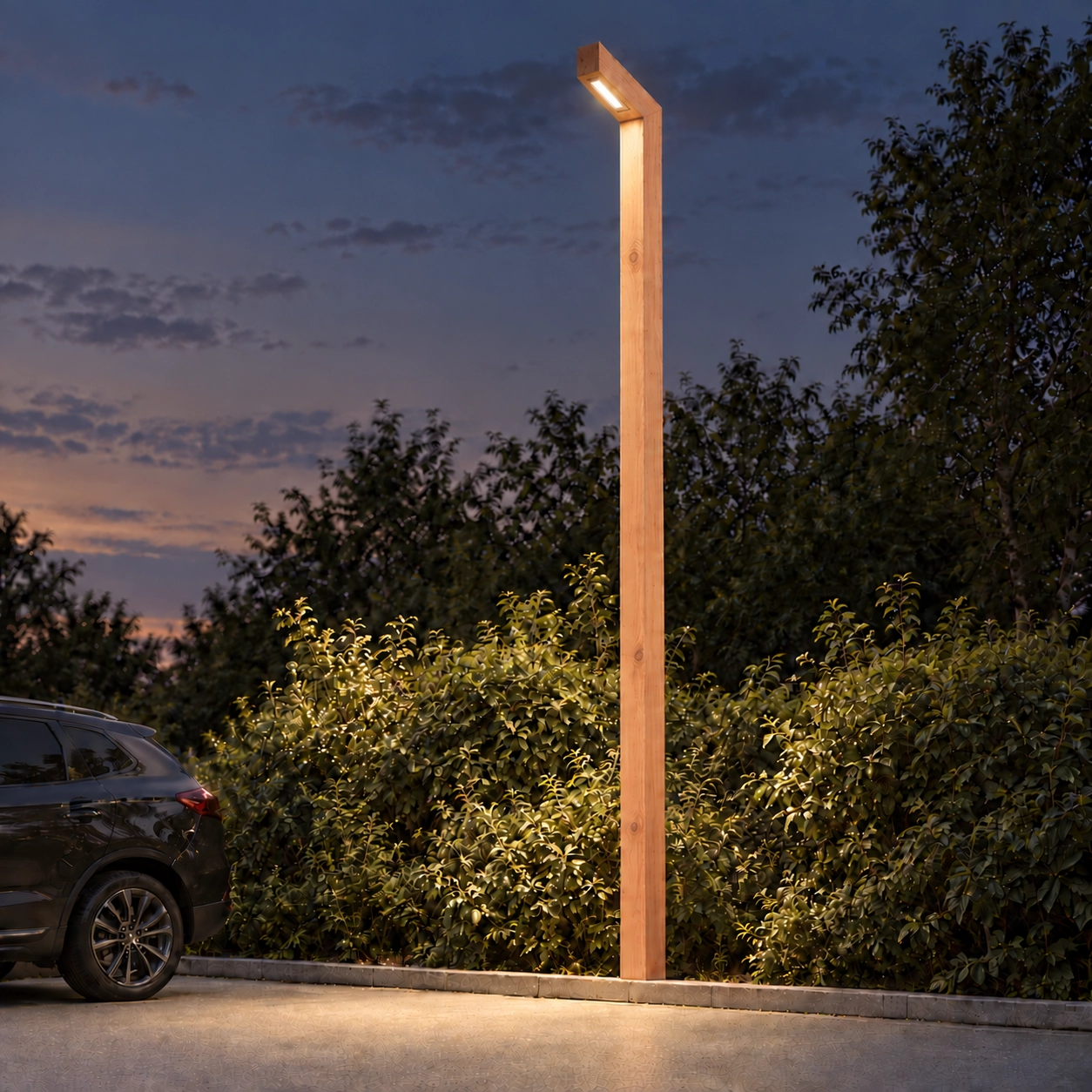 Holzlaterne Stelle Douglas - 4M - PH08 - 3000K
