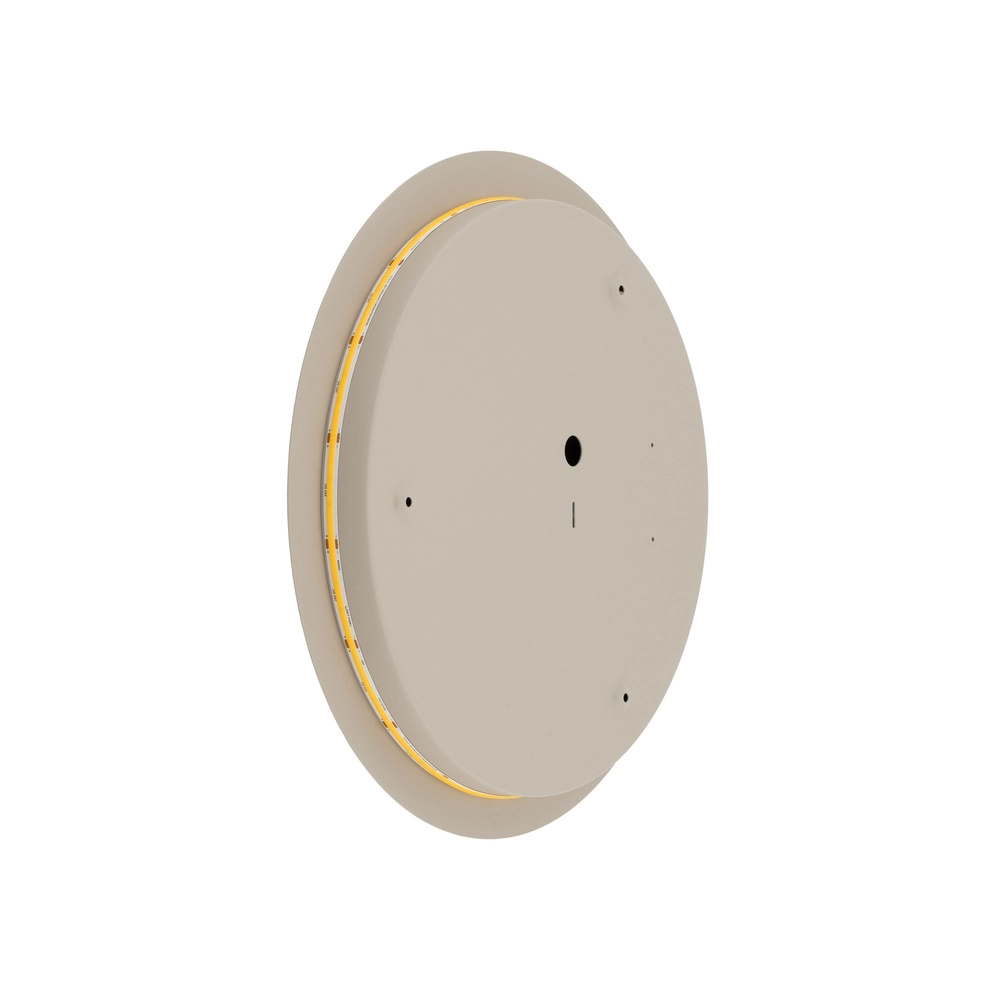 Design-Wandlampe Ring sandbraun Ø 35 cm Lyora 5903139126540