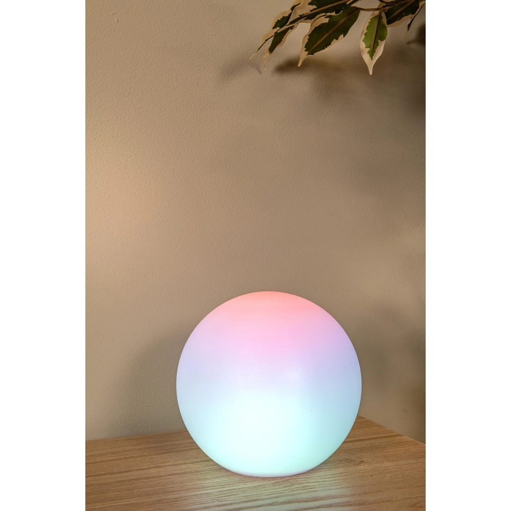 Wiederaufladbare Tischlampe Pino M – weiß Lucide 5411212061645