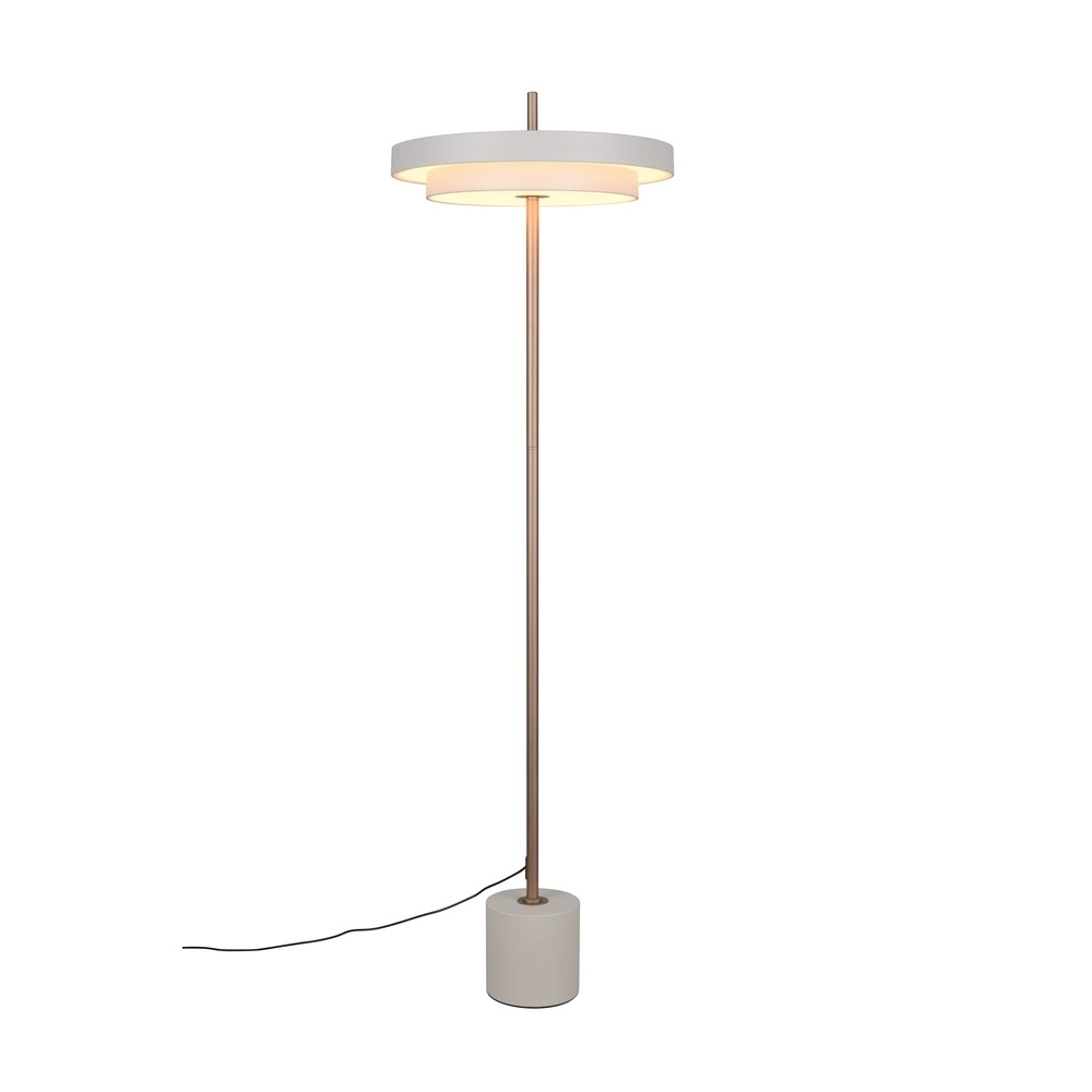 Moderne Stehleuchte Keaton weiß Trio 4017807655933