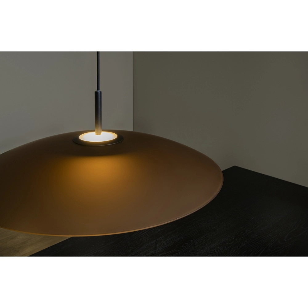 Elegante Pendellampe Menga Ø 60cm Bernsteinglas Premium by Lucide 5411212251169