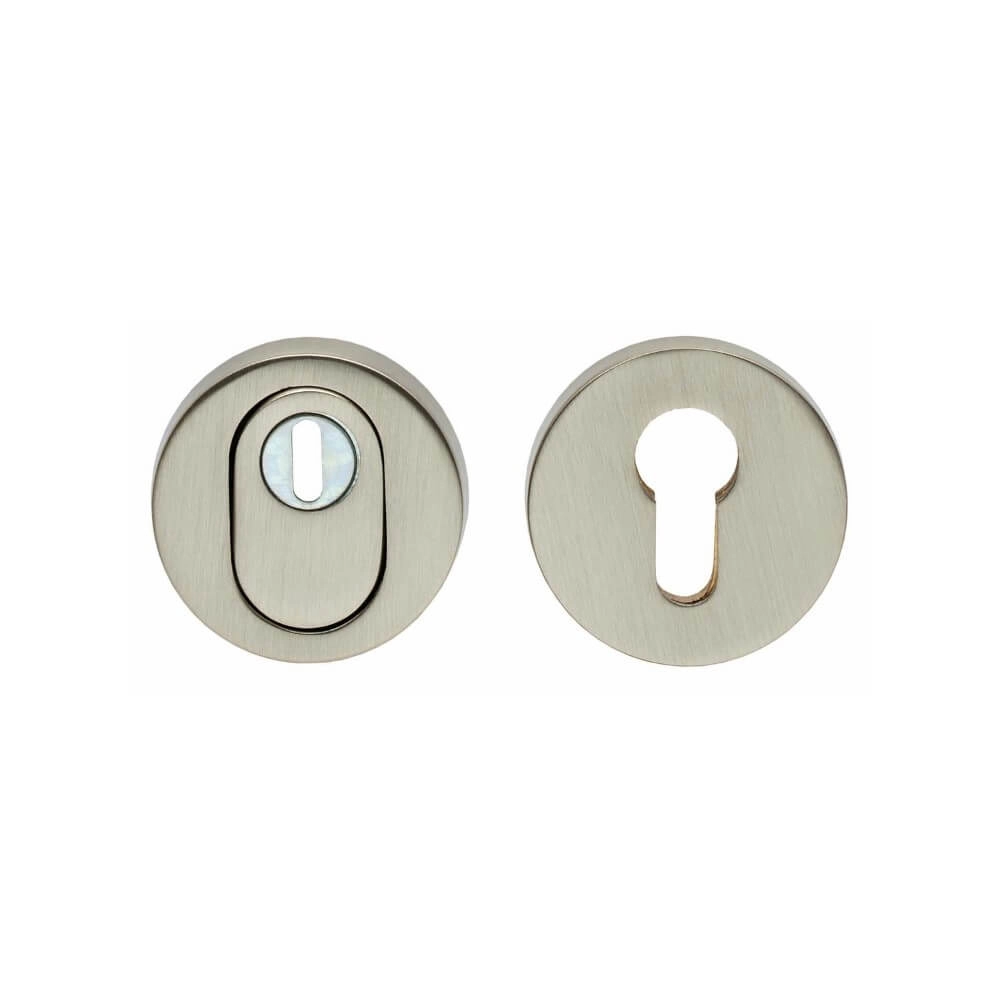 Sicherheitsrosette Salus Kernzugschutz nickel matt