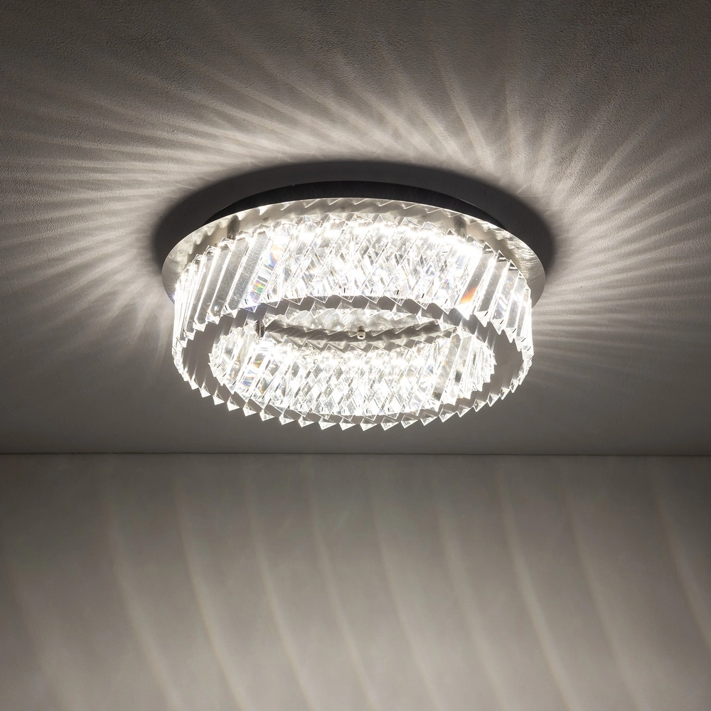 Deckenlampe Luxora Led Ø 43 cm Kristall Lyora 5903139117081