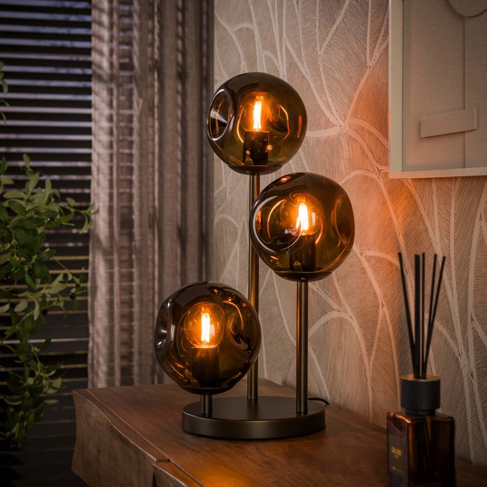 Design-Tischlampe Stellar Sienna Brown