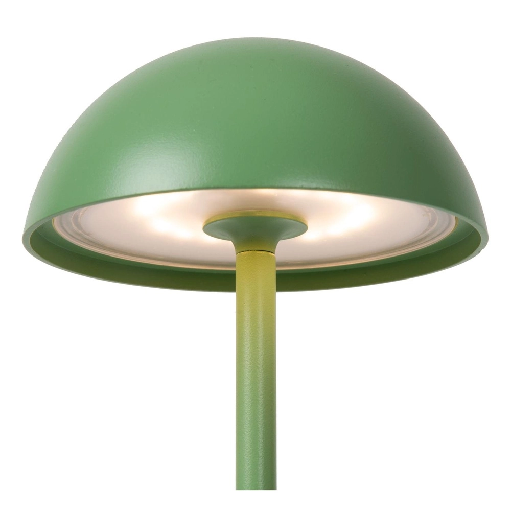 Wiederaufladbare Tischlampe Joy IP54 grün Lucide 5411212151964