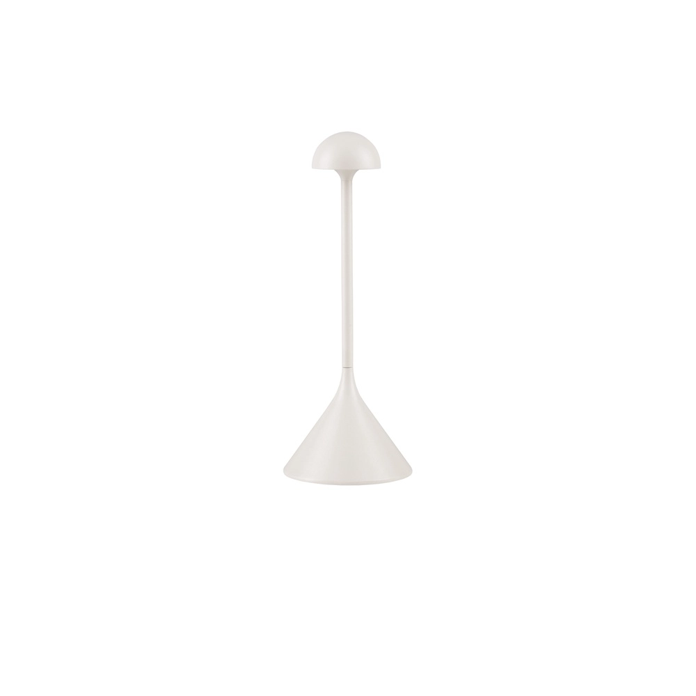 Tischlampe Dalt weiß wiederaufladbar mit USB Lyora 5212017477033