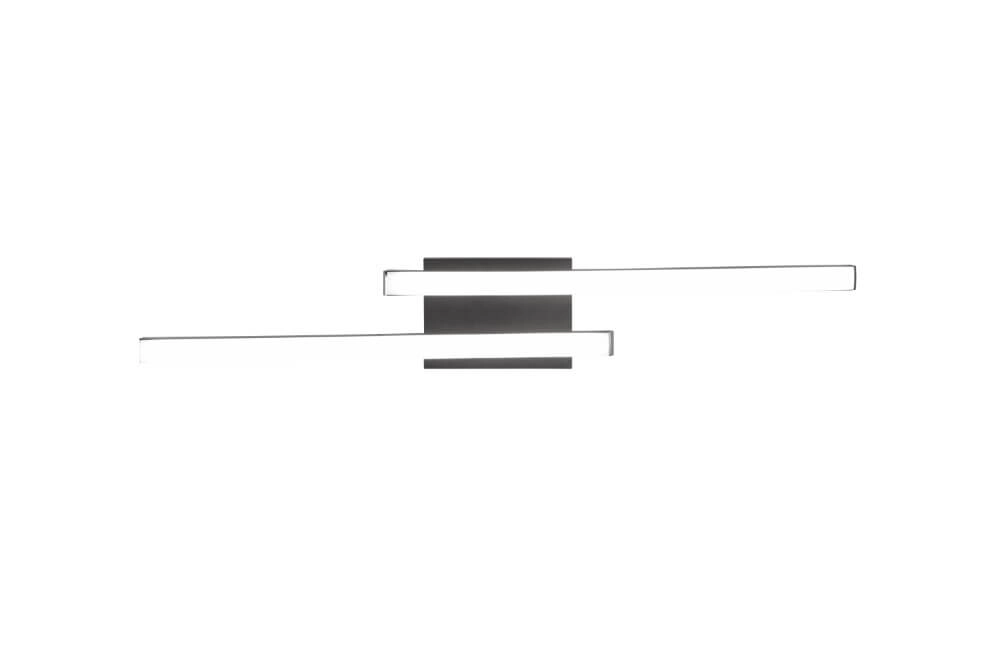 LED-Deckenleuchte Route 2-Licht-Schwarz 4000K Trio 4017807521719
