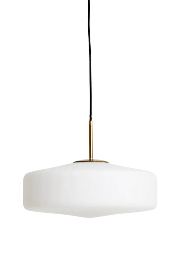 Pendelleuchte Pleat gold mit weiß Ø 40cm Light & Living 8717807687809