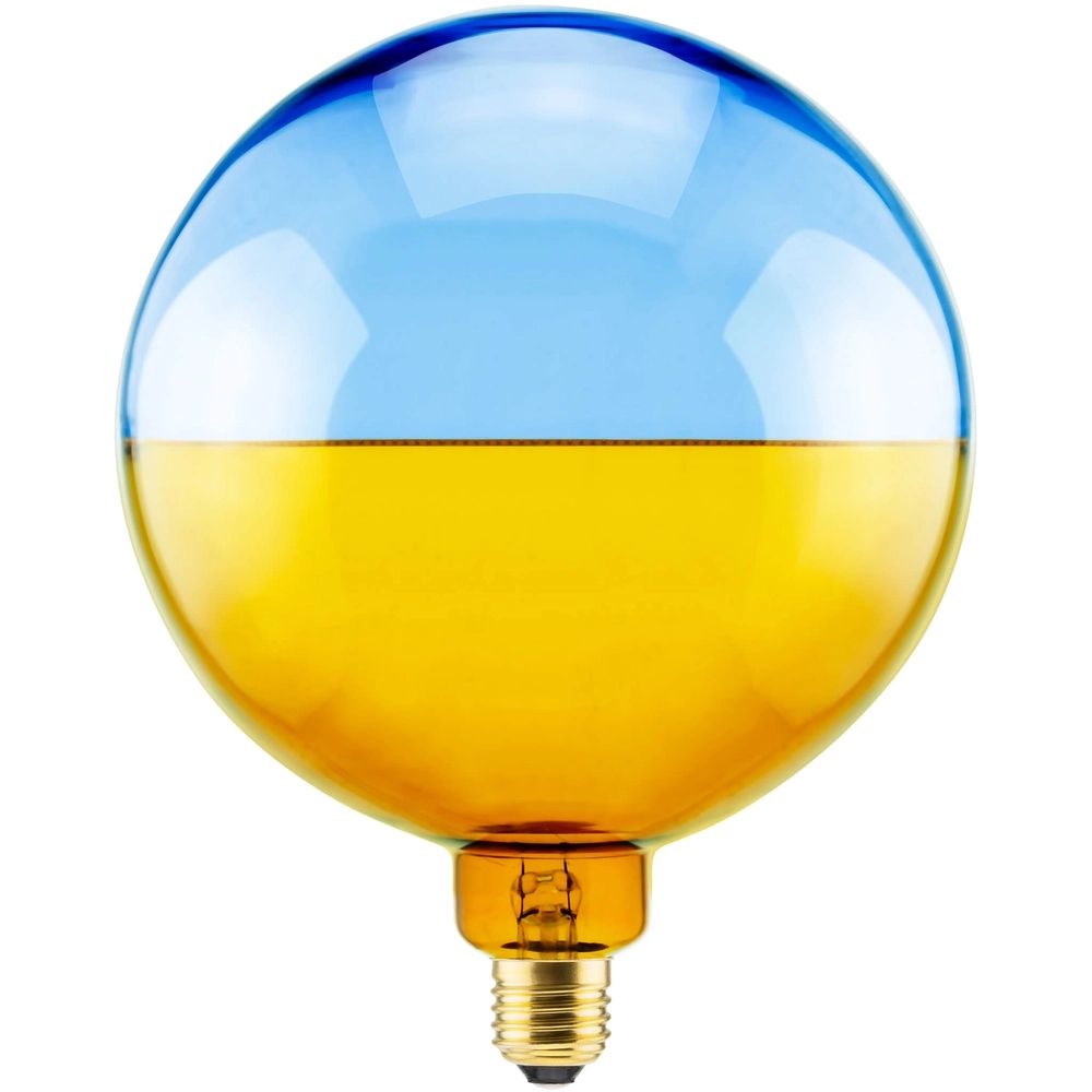 Lichtquelle Gold und Blau Illusion 6W - E27 - 260lm - 1900K - Ø 19cm Segula 4260751131248