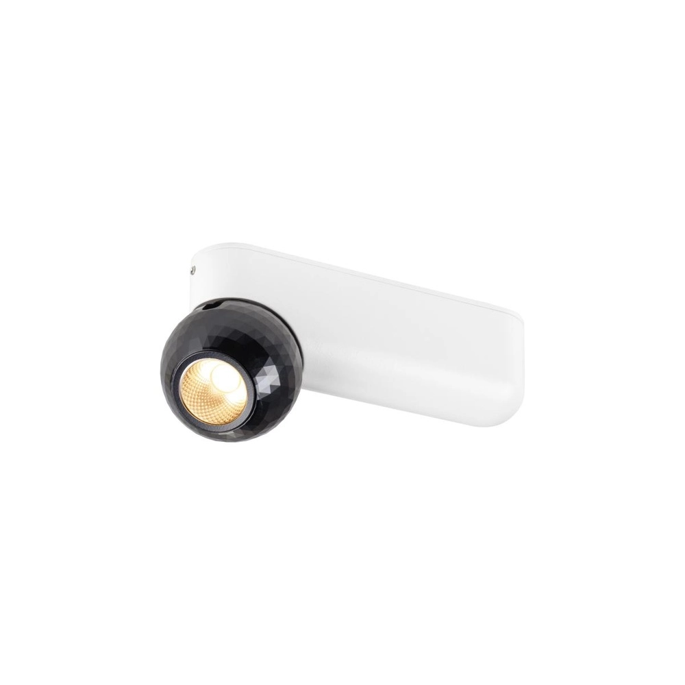 Deckenlampe Dysko weiß mit schwarzem Knöchel SLV 4024163317238