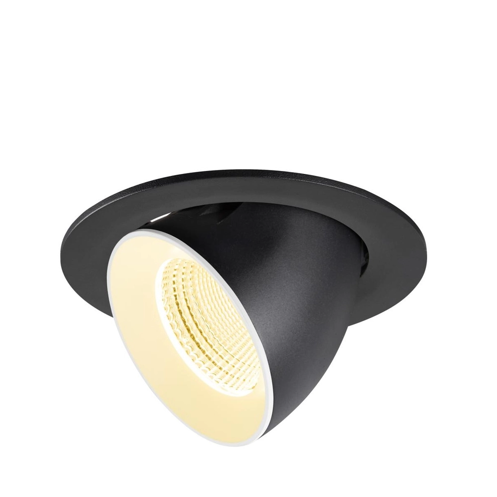 Einbau-Strahler Numinos Gimble L Schwarz/Weiß 3000K - 55gr SLV 4024163310260