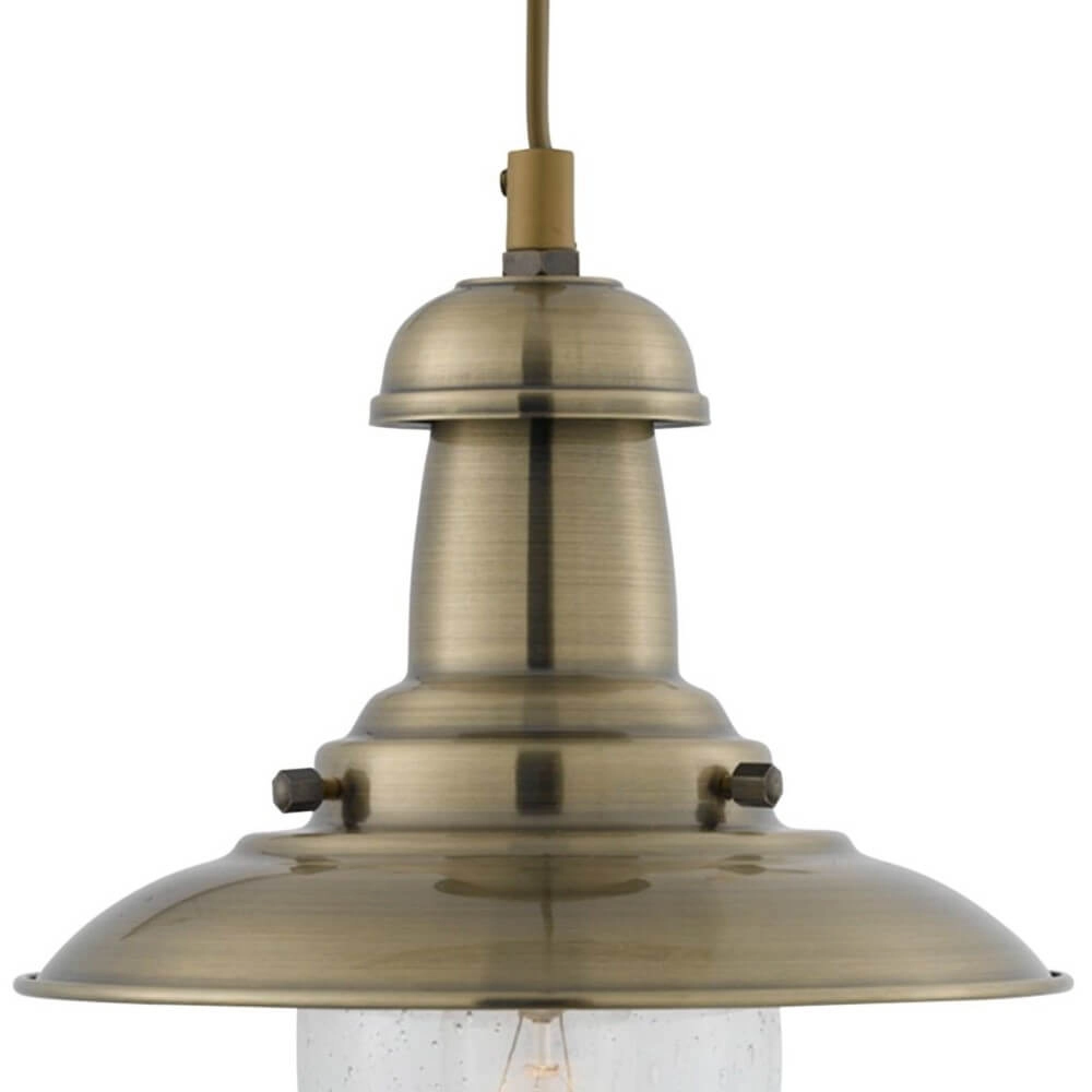 Ø 18cm Hängelampe Fisherman Antike Bronze Searchlight 5013874223999