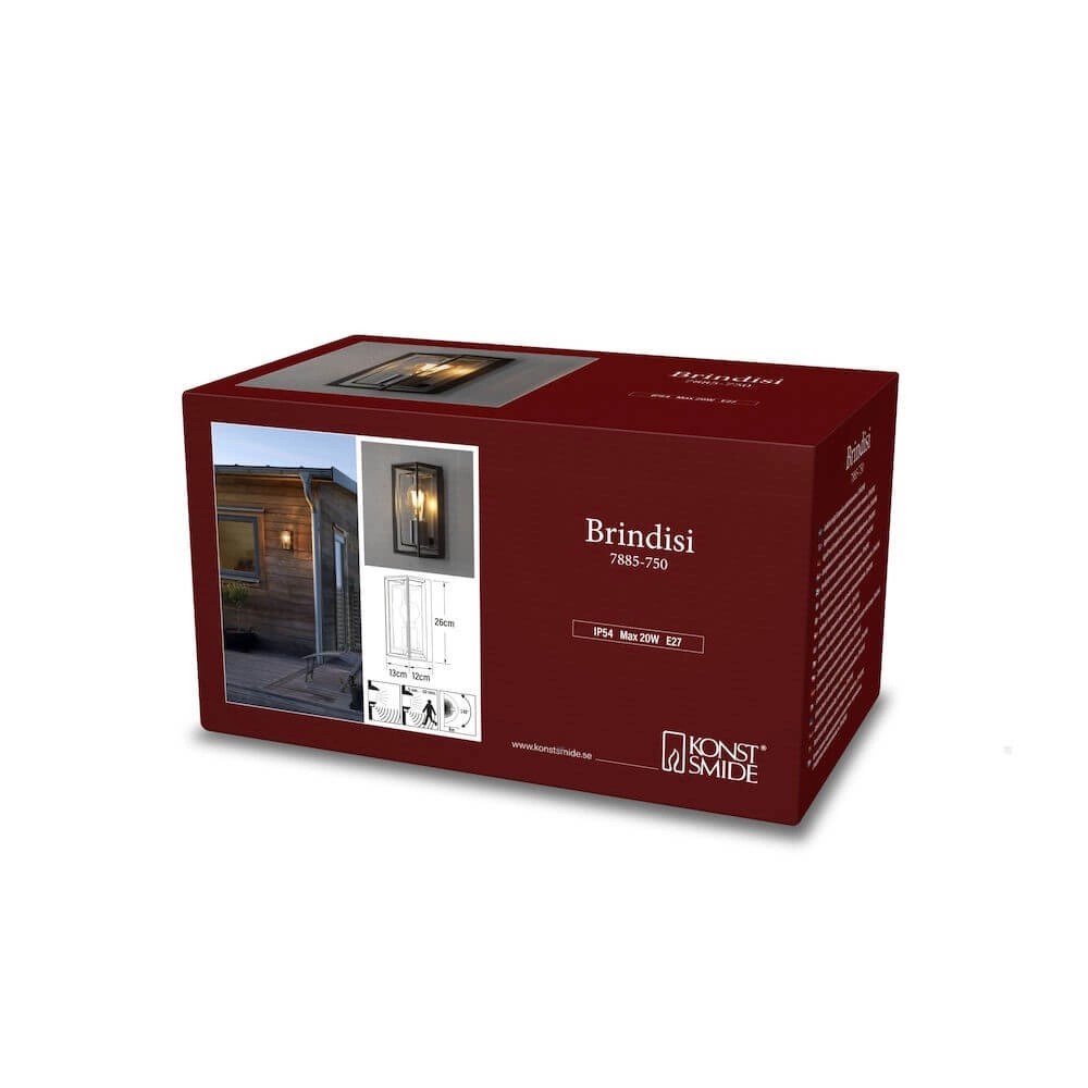 Wandleuchte Brindisi mit Bewegungssensor KonstSmide 7318307885750