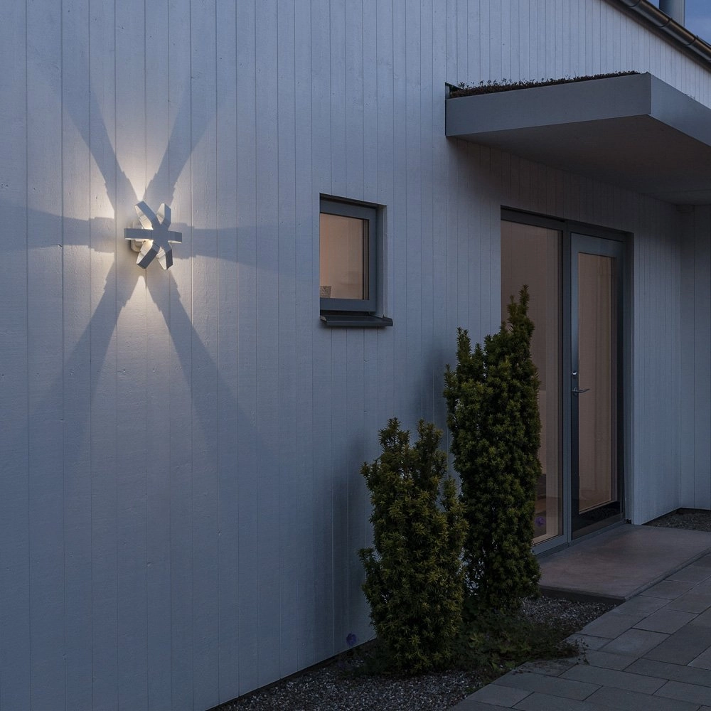 LED-Außenleuchte Pescara Star 25cm weiß KonstSmide 7318307977257