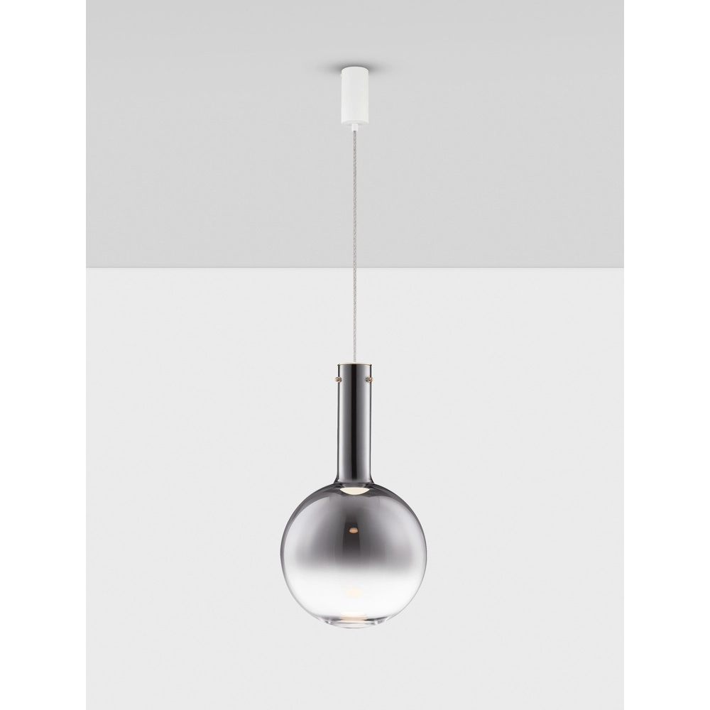 Pendelleuchte Nostos Rauchglas Ø 30cm