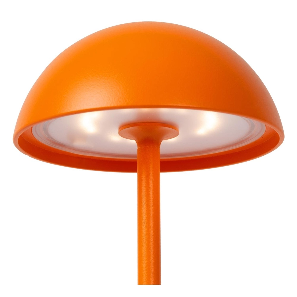 Wiederaufladbare Tischlampe Joy IP54 orange Lucide 5411212151988