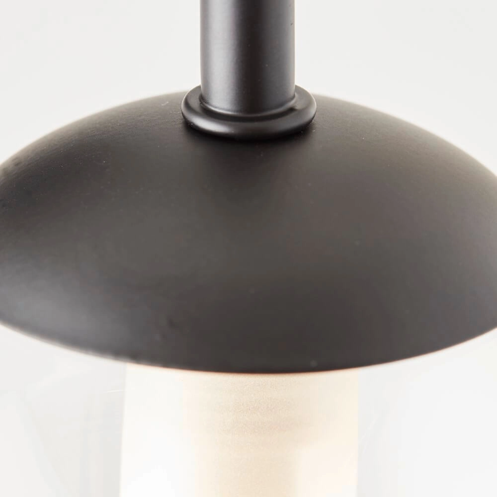 Schwarze Wandlampe Gitse runden Brilliant 4004353421631