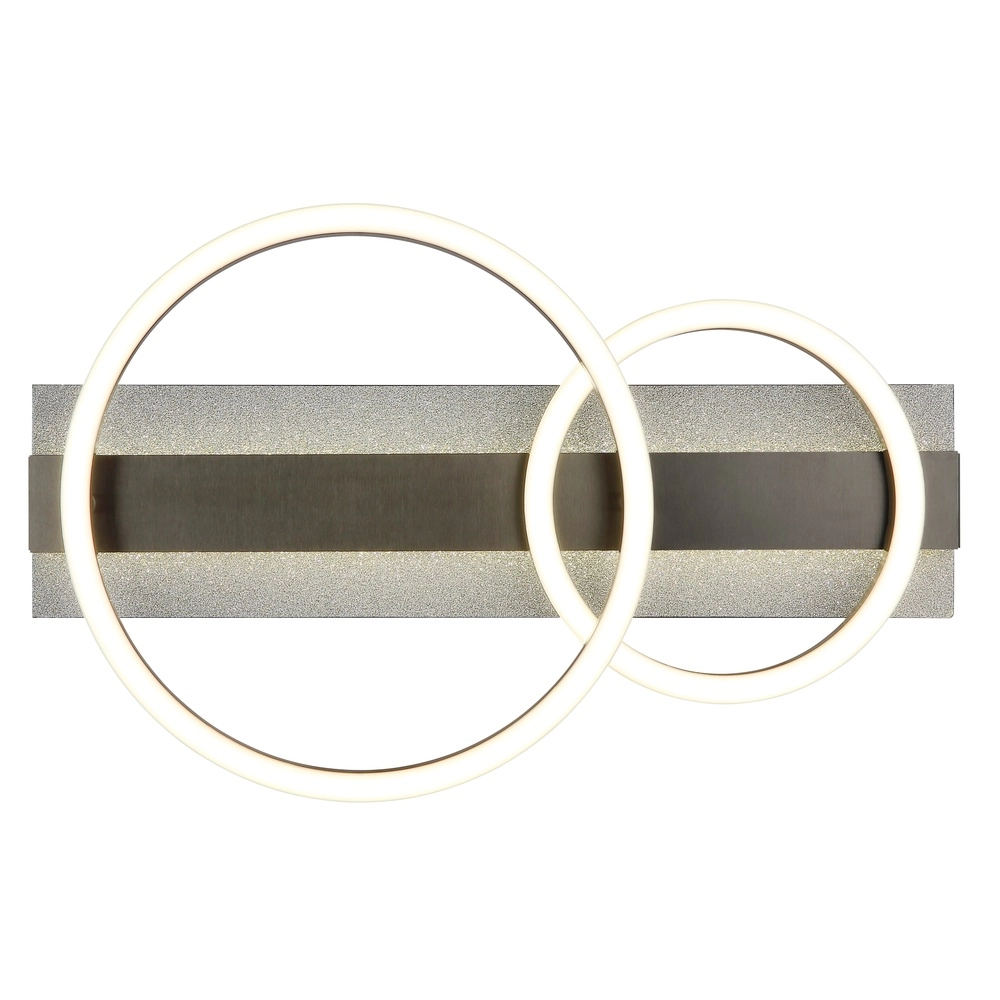 Schwarze Deckenlampe Norberto 2 Ringe Globo 9007371566839