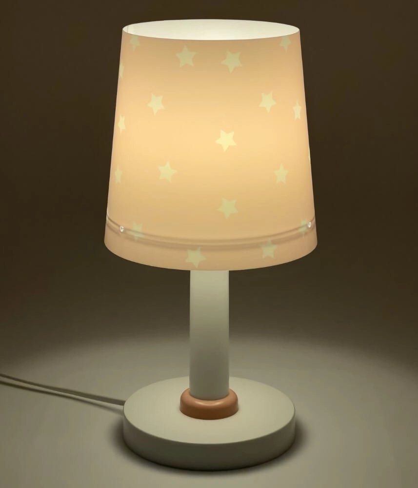 Kinderzimmer-Tischlampe Star Light zartes Rosa Dalber 8420406001289