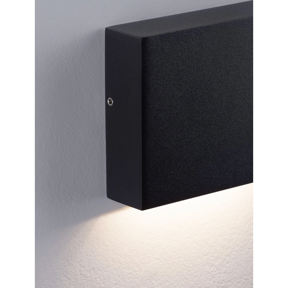 Schlanker Wandstrahler Tick Downlighter Schwarz Lyora 5212017453617