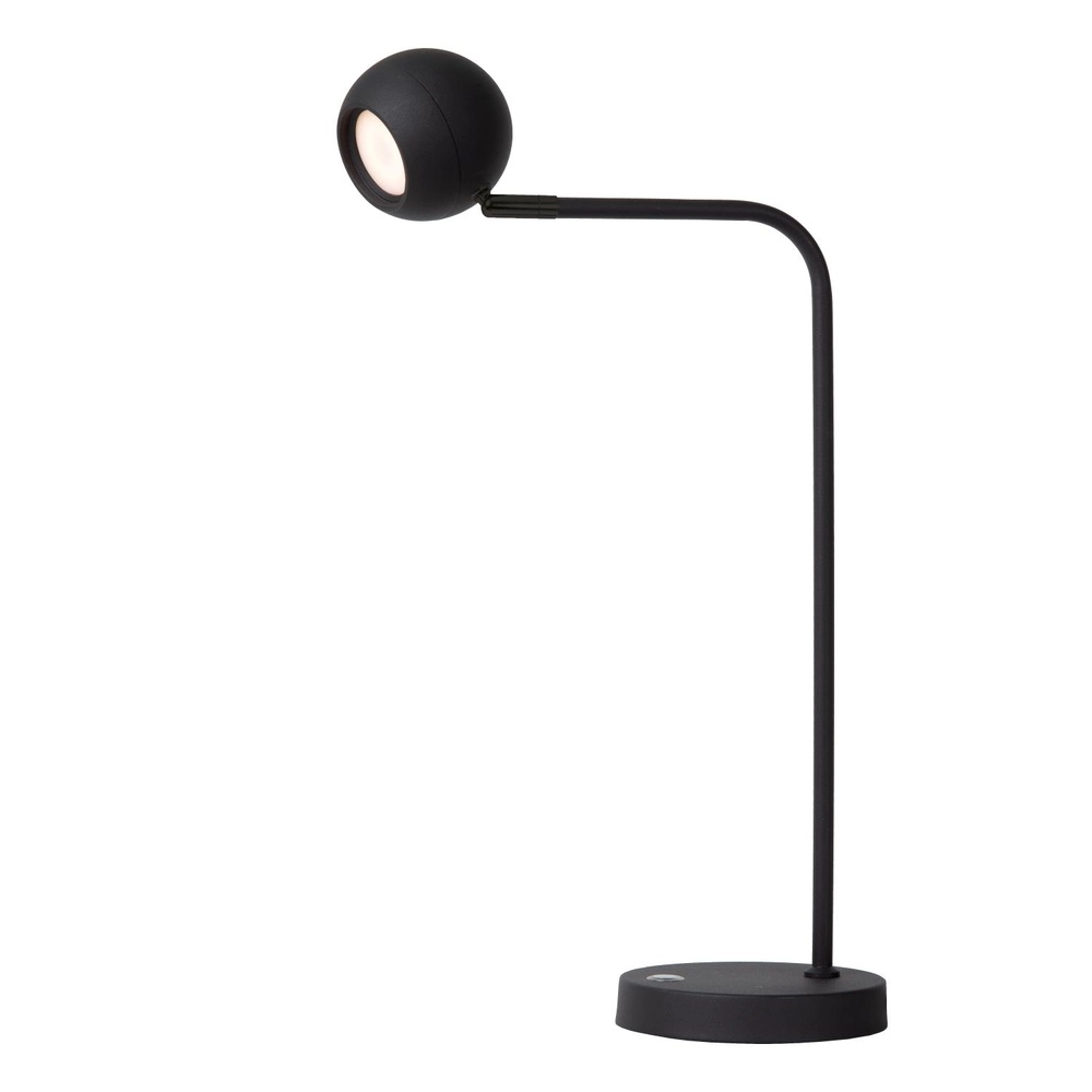Wiederaufladbare Schreibtischlampe Comet Schwarz Lucide 5411212361288