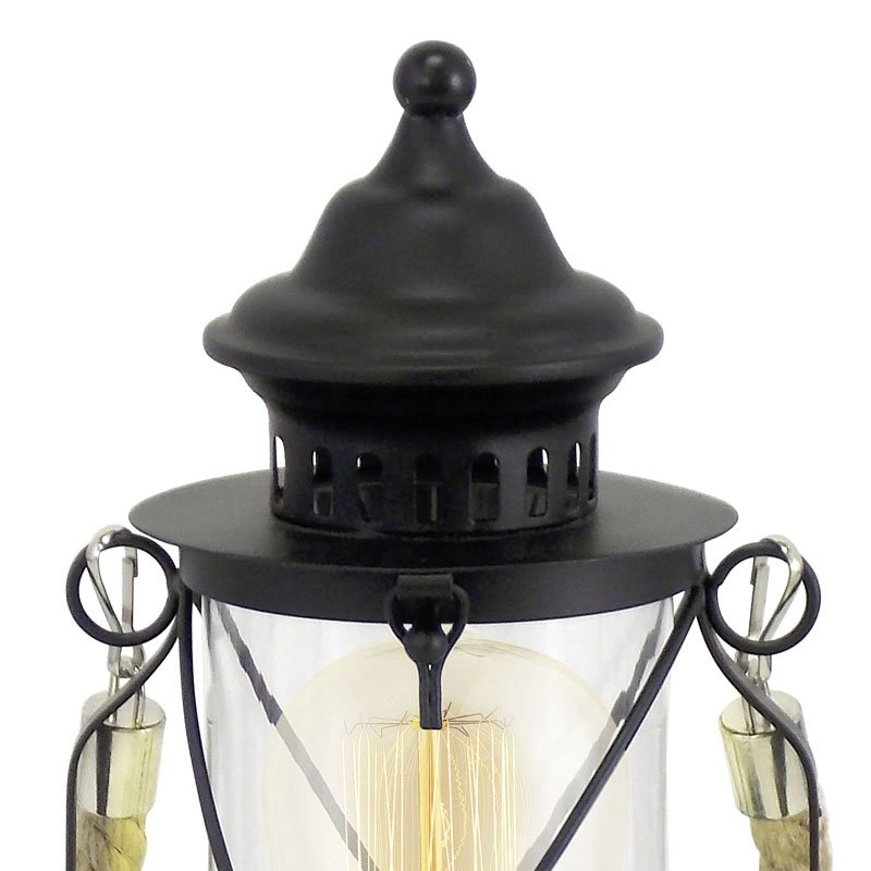 Tischlampe Bradford antikes Schwarz Eglo 9002759492830