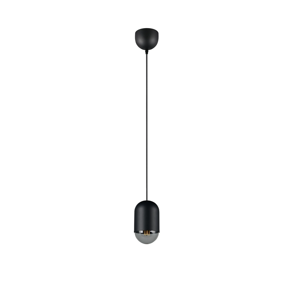 Einzigartige Pendelleuchte Nara schwarz Ø 10,5cm Trio 4017807661774