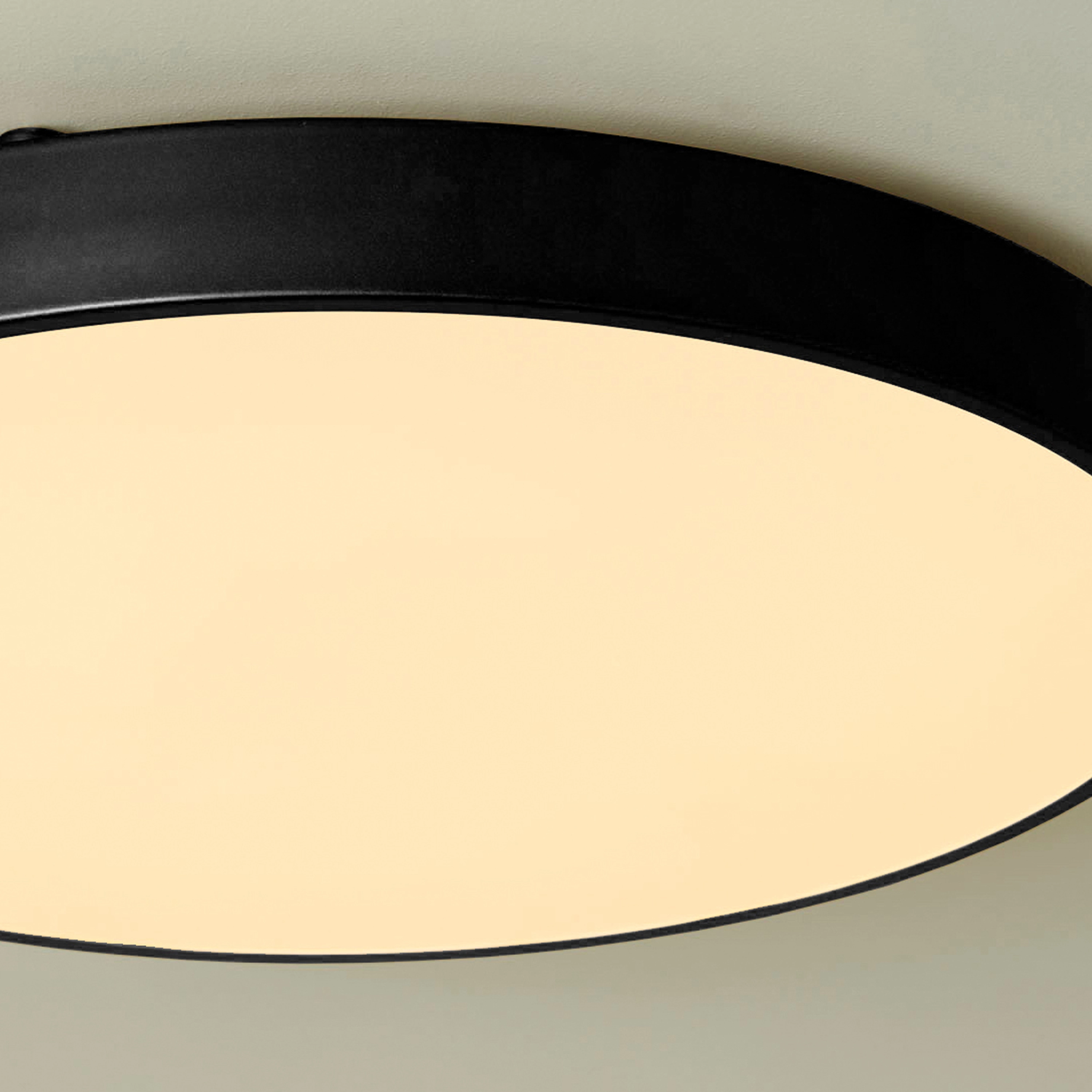 Deckenlicht Grace Ø 50 cm schwarz Lyora 5053423315898