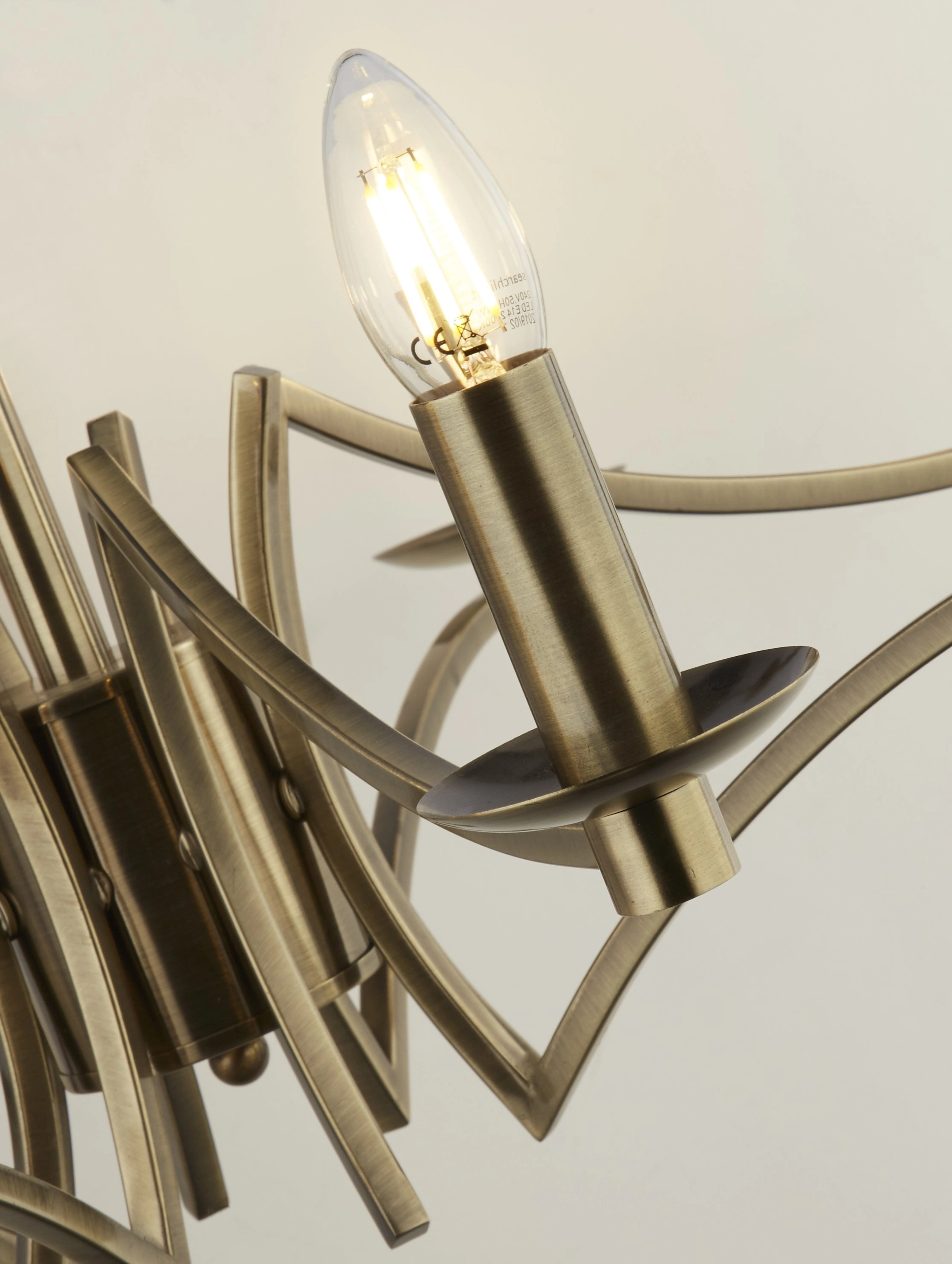 8-Licht-Kronleuchter Ascot Ø 88 cm Searchlight 5053423174181