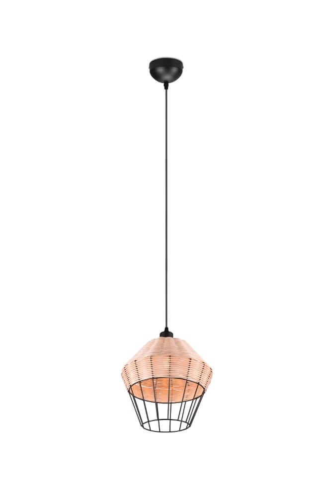 Hängelampe Borka Rattan Trio 4017807556780