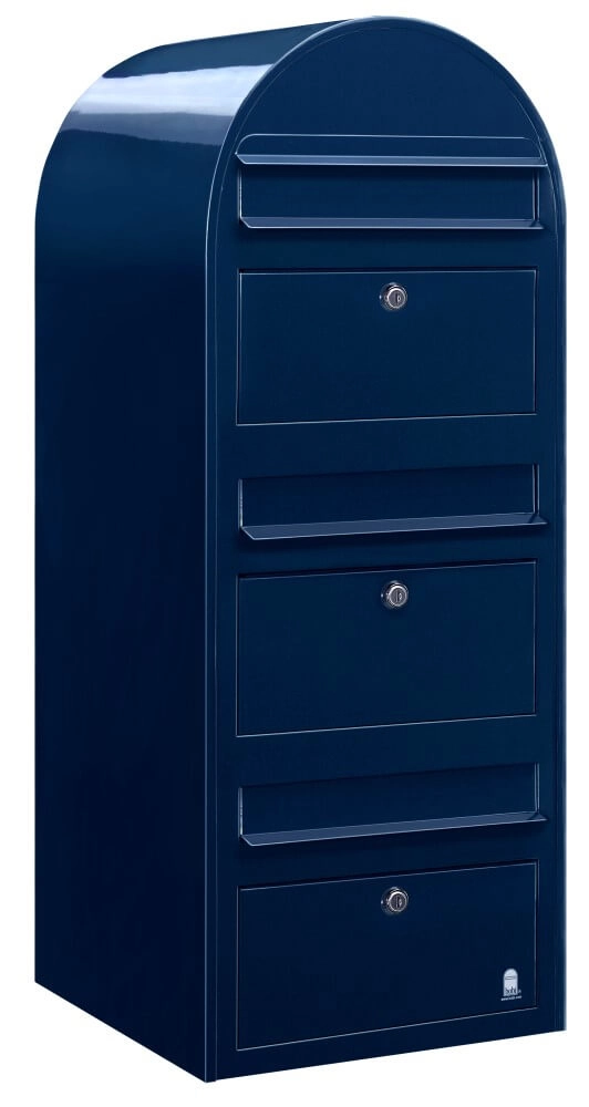 Briefkasten Trio 5003 Dunkelblau