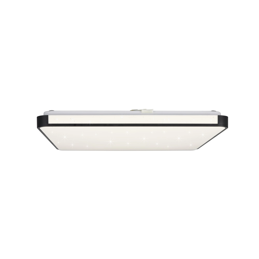 Deckenlampe Relus Square Black 37 x 37 cm Trio 4017807704723