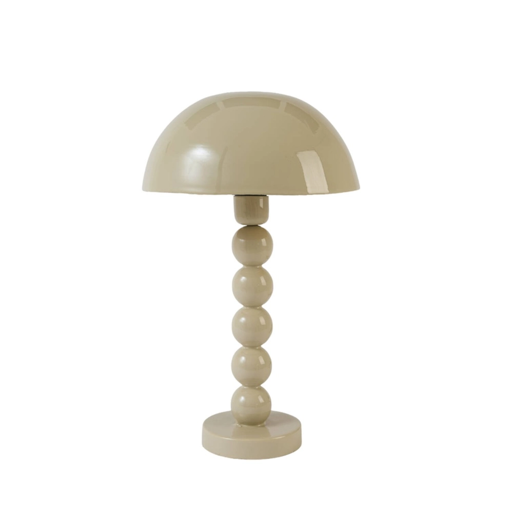 Design-Tischlampe Kradinu Sandbraun