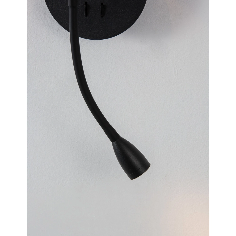 Nachttischlampe Nia schwarz Lyora 5212017427120