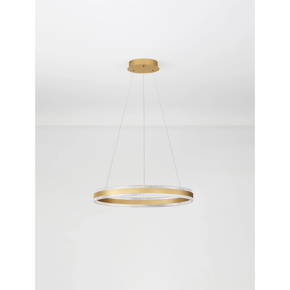 Design-Pendelleuchte Alaro Gold Einzelzimmer Lyora 5212017459602
