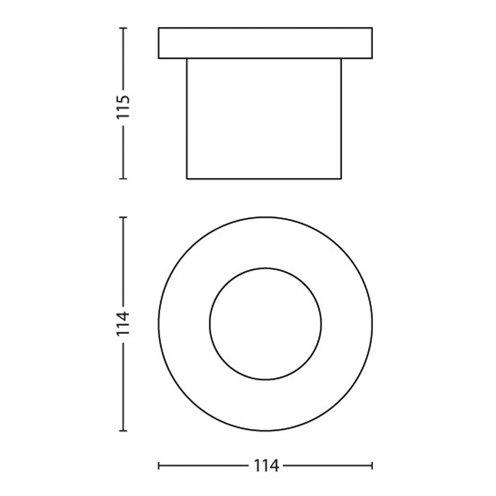 Veranda Einbaustrahler Moss LED Philips 8718696120606