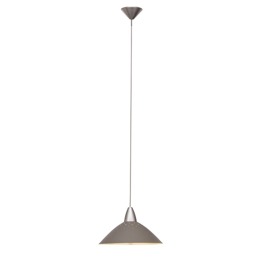 Titangraue Hängelampe Logo Ø 35cm Brilliant 4004353020285