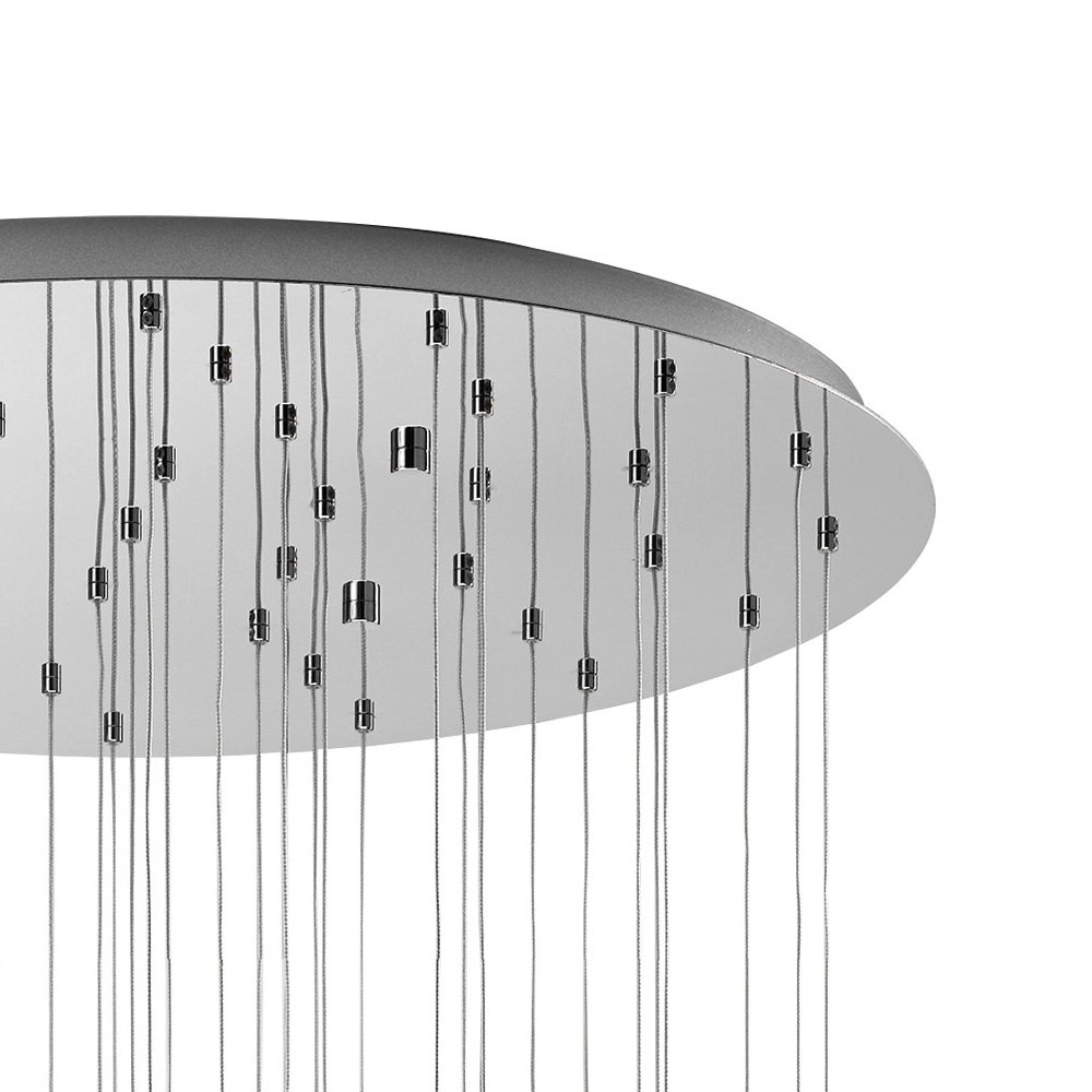 Pendelleuchte Pianopoli 43 Lichter 78 cm grau Stars of Light 9002759936617