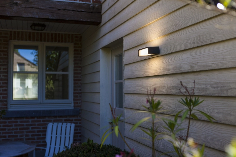 Moderne Wandlampe Telis Grau mit Solar Lutec 6939412018133