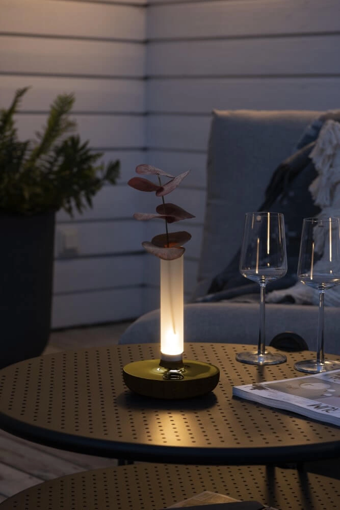 Wiederaufladbare Tischlampe Biarritz Messing KonstSmide 7318308278032