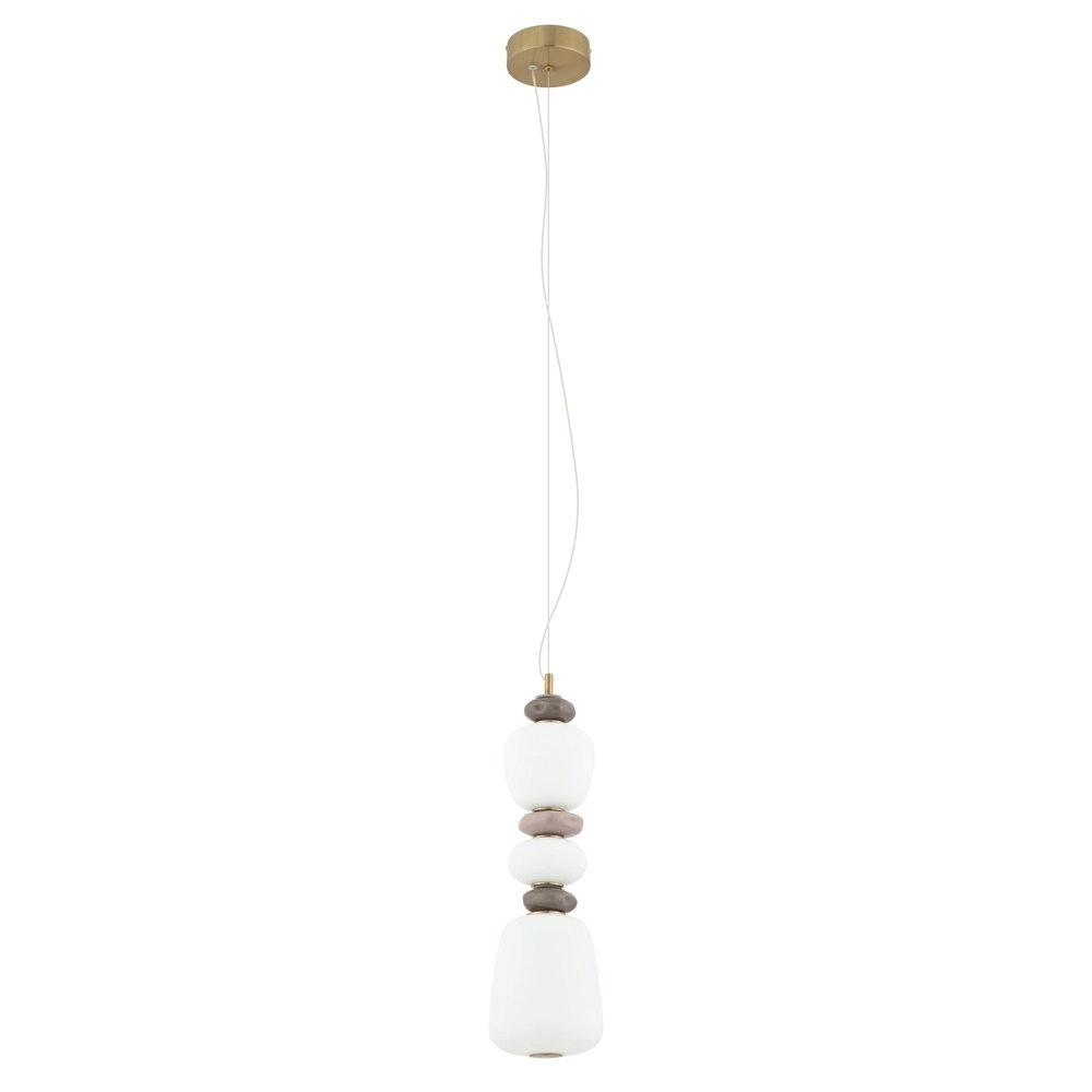 Pendellampe Ceramic Led Keramik und Glas Ø 17 cm