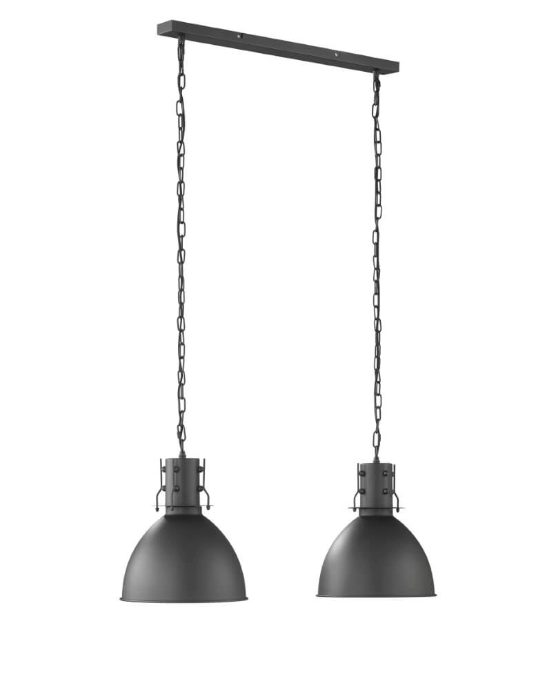Hängelampe mit 2 Leuchten London industriell