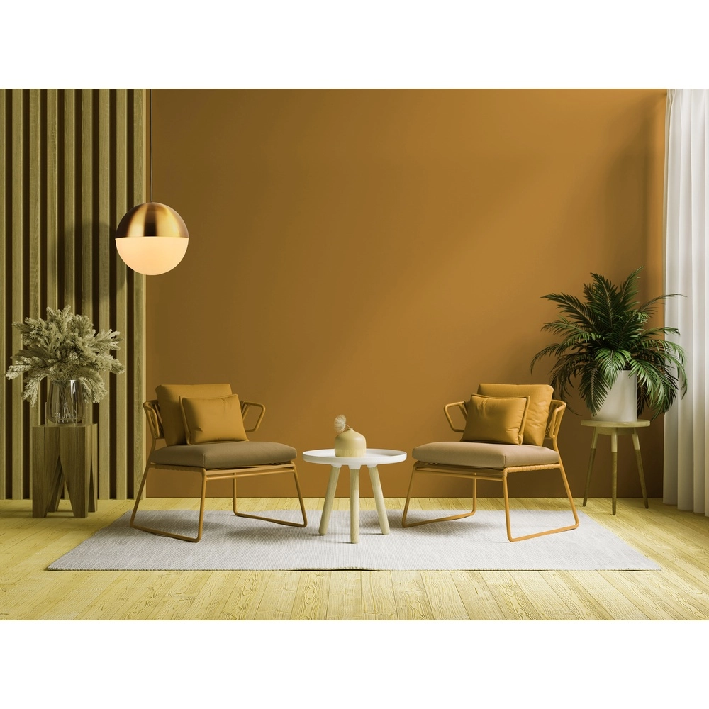 Design-Pendelleuchte Endor Ø 20cm Gold- und Weißglas Searchlight 5053423260655