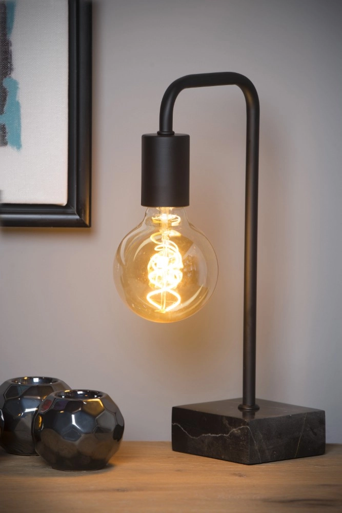 Tischlampe Lorin Schwarz Lucide 5411212450678