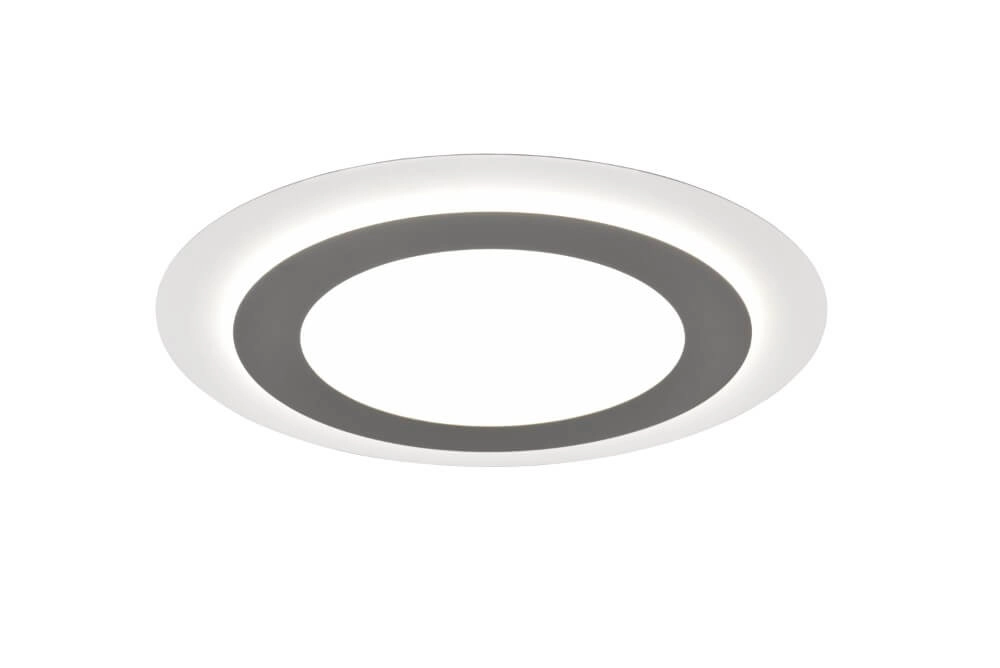 Runde Design-Deckenleuchte Morgan Nickel