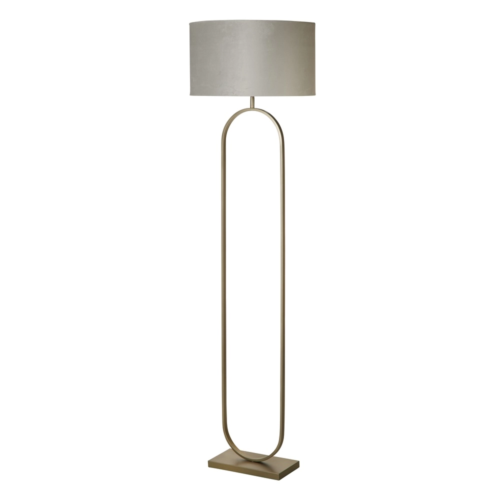 Stehlampe Modish Bronze mit grauer Kappe Searchlight 5053423307640