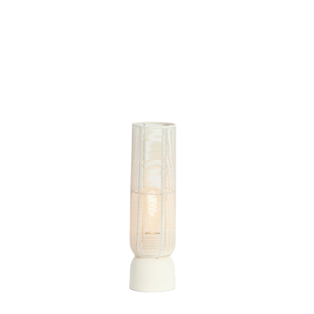 Tischlampe Lezuza Ø 11 cm weiß Light & Living 8717807744854