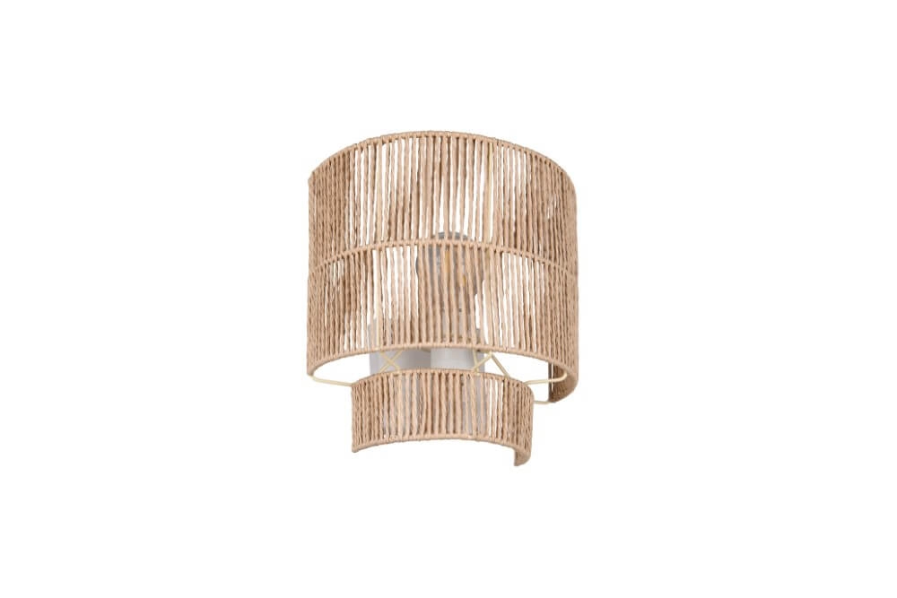 Japandi Wandleuchte Satna Rattan Trio 4017807636192
