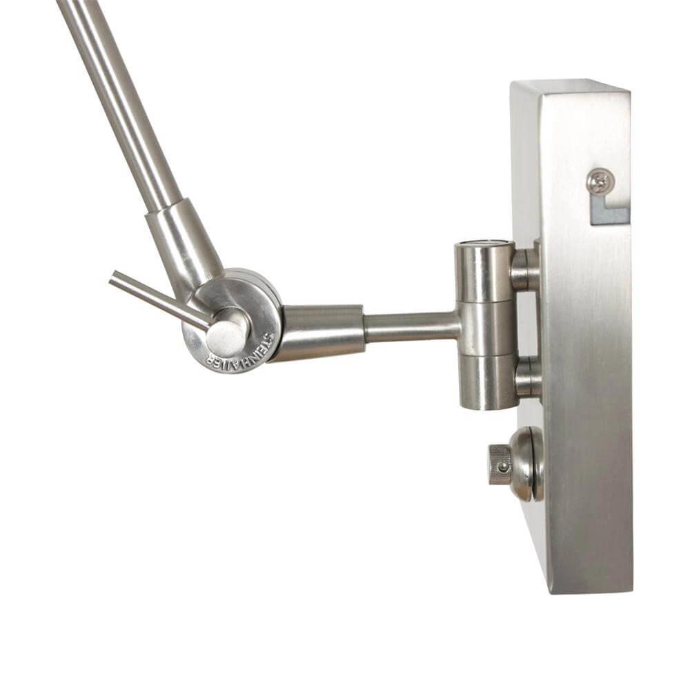 Wandleuchte Prestige Chic Metall mit schwarzem Schirm Steinhauer 8712746175677