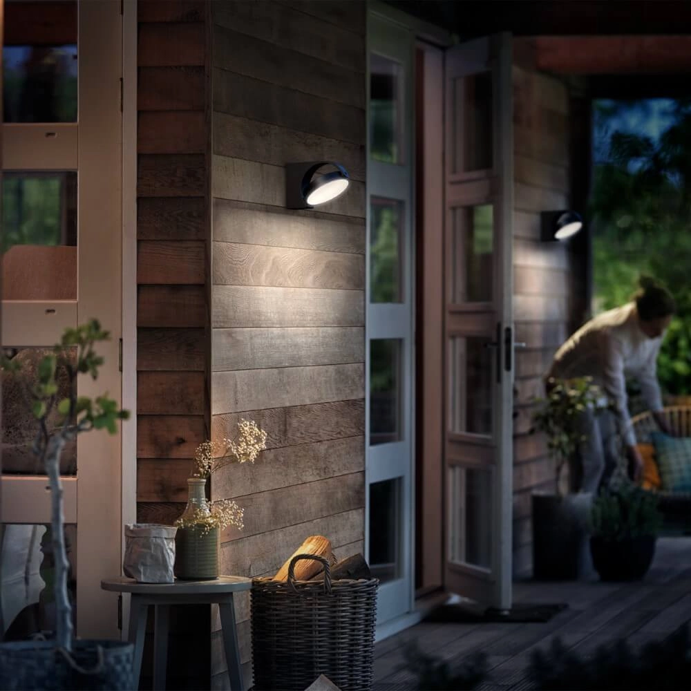 Wandlampe Mimosa Anthrazit Philips 8719514477254